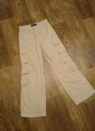 Джинсы cargo baggi