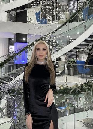 Сукня велюрова 2