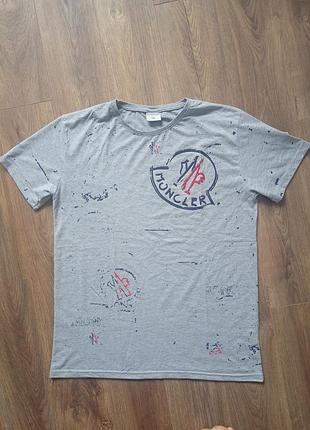 Брендова футболка moncler.