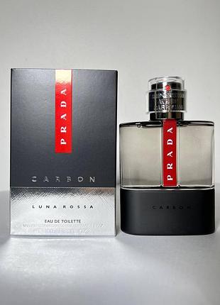 Туалетна вода prada luna rossa carbon 100 мл