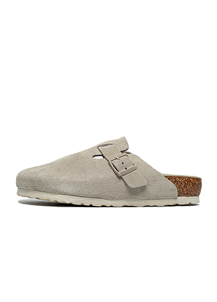 Жіночі кросівки birkenstock boston suede antique white