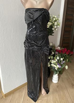Сукня в паєтки вінтаж masquerade s m