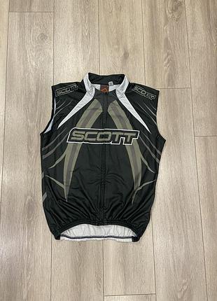 |l| веложелит scott / велосипедний жилет , вело жилетка scott race concept