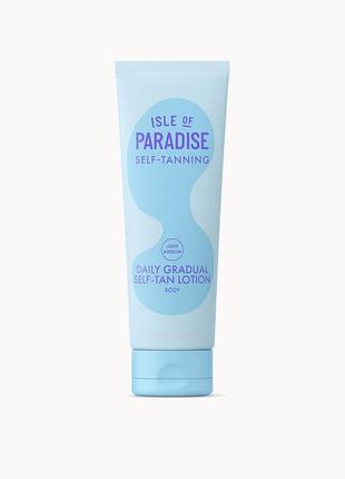 Лосьйон для поступової засмаги isle of paradise gradual daily lotion — light/medium автозасмага