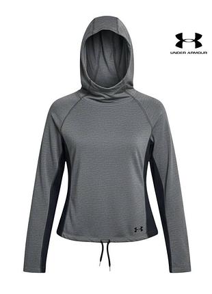 Женская спортивная кофта under armour размер s серая лонгслив женский андер армур ундер армор женское худи свитшот реглан рашгард водолазка а1