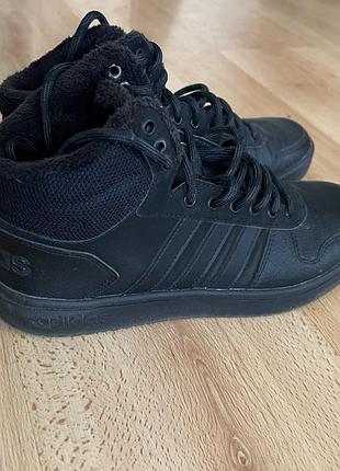 Кросівки чоловічі adidas hoops 2.0 mid black