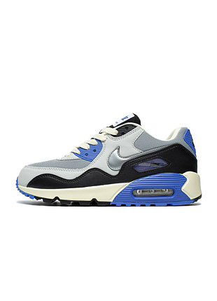 Чоловічі кросівки nike air max 90 x patta sapphire and particle grey