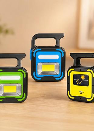 Ліхтарик bl-925 / акумуляторний ліхтар bailong bl-925 torch+solar / кемпінговий світильник із сонячною та usb зарядкою