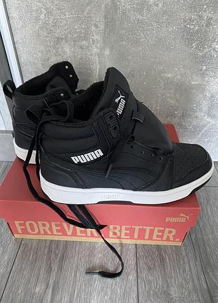 Підліткові ботінки  puma чорні