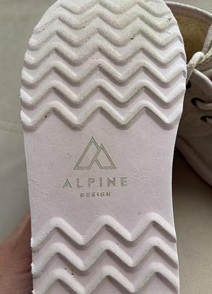 Черевики дитячі alpine уггі бежеві 4