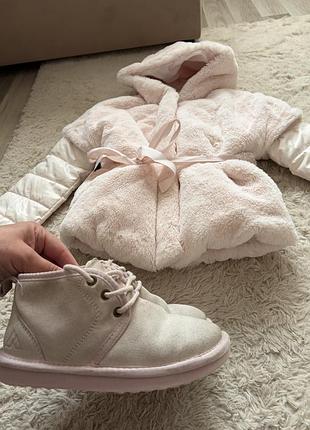 Куртка для дівчинки benetton рожева 5