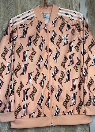 Кофта підліткова adidas originals graphic track top / animal print