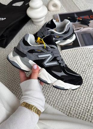 Жіночі кросівки new balance 9060 black grey cordura