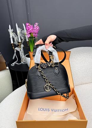 Сумка alma bb black leather