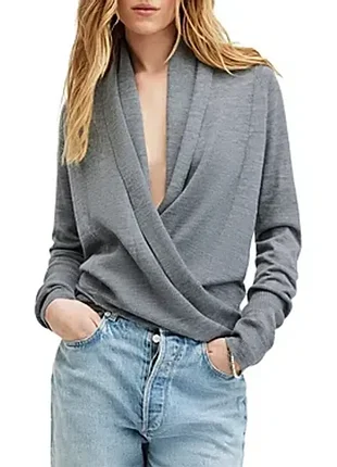 Кардиган allsaints p.xs шерсть мериноса