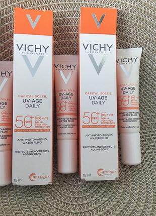 Vichy capital soleil сонцезахисний флюїд для обличчя 15 ml