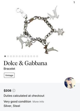 Dolce &amp; gabbana оригинал.лиметка браслет 2