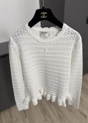 Светр джемпер chanel кашемир шовк кофта
