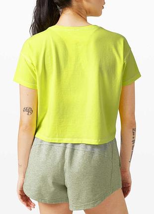 Lululemon котоновая футболка для тренировок