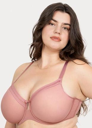 Сітчастий бюстгальтер curvy couture