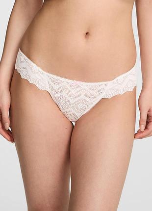 Кружевные трусики тонг victoria’s secret pink