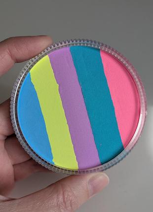 Аквалайнери, палітра аквалайнерів glisten cosmetics pastel circle split liner