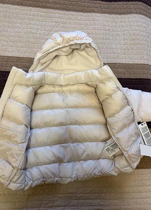 Пуховик дитячий uniqlo білий 2