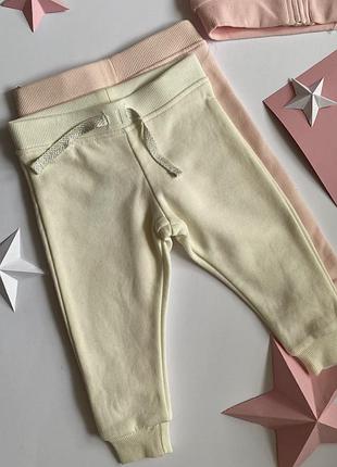 Штани для дівчаток спортивні на флісі, 6-9 місяців primark