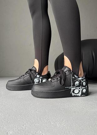Мужские кроссовки nike air force 1 low х comme des garçons supreme black