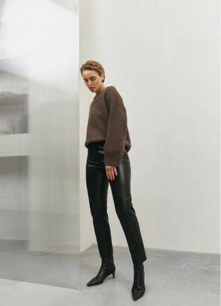 Шкіряні брюки hukh twiggy s