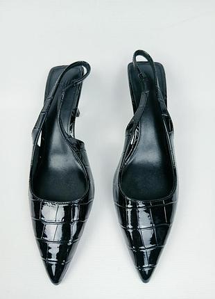 Стильные и элегантные туфли-слингбеки от h&amp;m 36р.