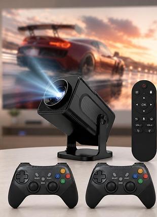 Професійний смарт-проектор 36000 ігор / домашній кінотеатр hcs350 pro and ha-196 / смарт-проектор + wi-fi 5g, bluetooth, hdmi,