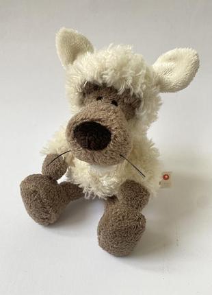 Шикарная коллекционная мягкая игрушка волк в овечьей шкуре nici jolly wolf волчонок