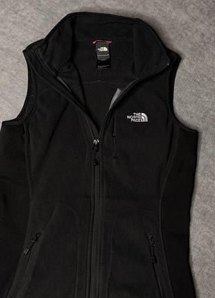 Жилетка жіноча the north face polartec чорна розмір s фліс