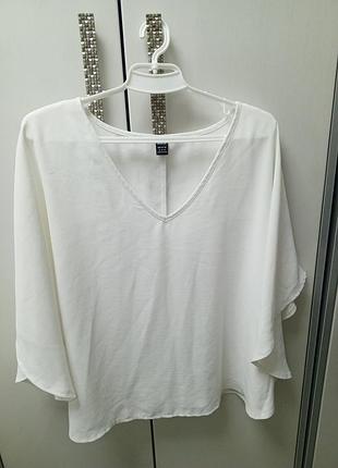 Белая блуза женская xl