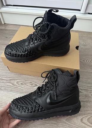 Зима! оригинал! nike lunar force 1 duckboot! натуральная кожа! термо.