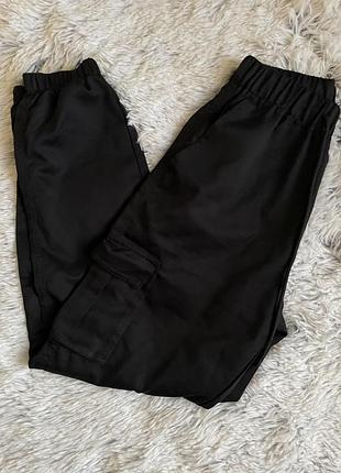 Брюки жіночі shein карго чорні xxs