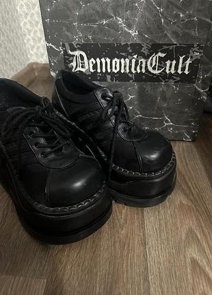 Черевики demonia stomp-08 чорні
