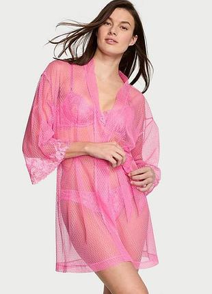 Женский полупрозрачный халат victoria's secret