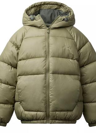 Новий пуховик zara хакі