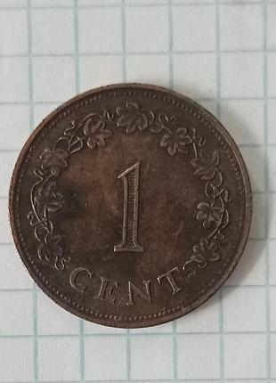 Мальта 1 цент 1977