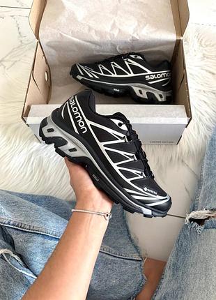 Salomon xt-6 black silver gore-tex