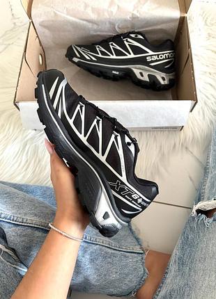 Salomon xt-6 black silver gore-tex 7