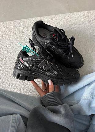 Кроссовки new balance 1906r black metallic primaloft утепленные