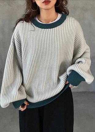 Свитер friful shein m-l серый