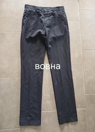 Брюки из гладкой шерсти