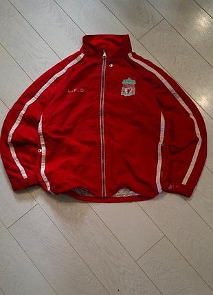 Спортивная кофта liverpool f.c s олимпийка футбольная форма adidas зепка