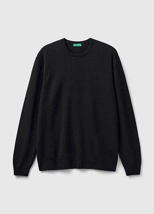 Вовняний светр united colors of benetton шерстяной свитер джемпер