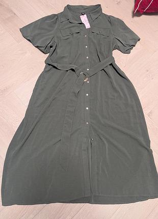 Сукня сорочка з паском р.xl 2
