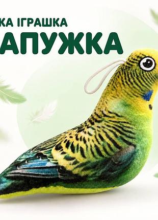 Мягкая плюшевая игрушка попугай, реалистичный попугай для детей
